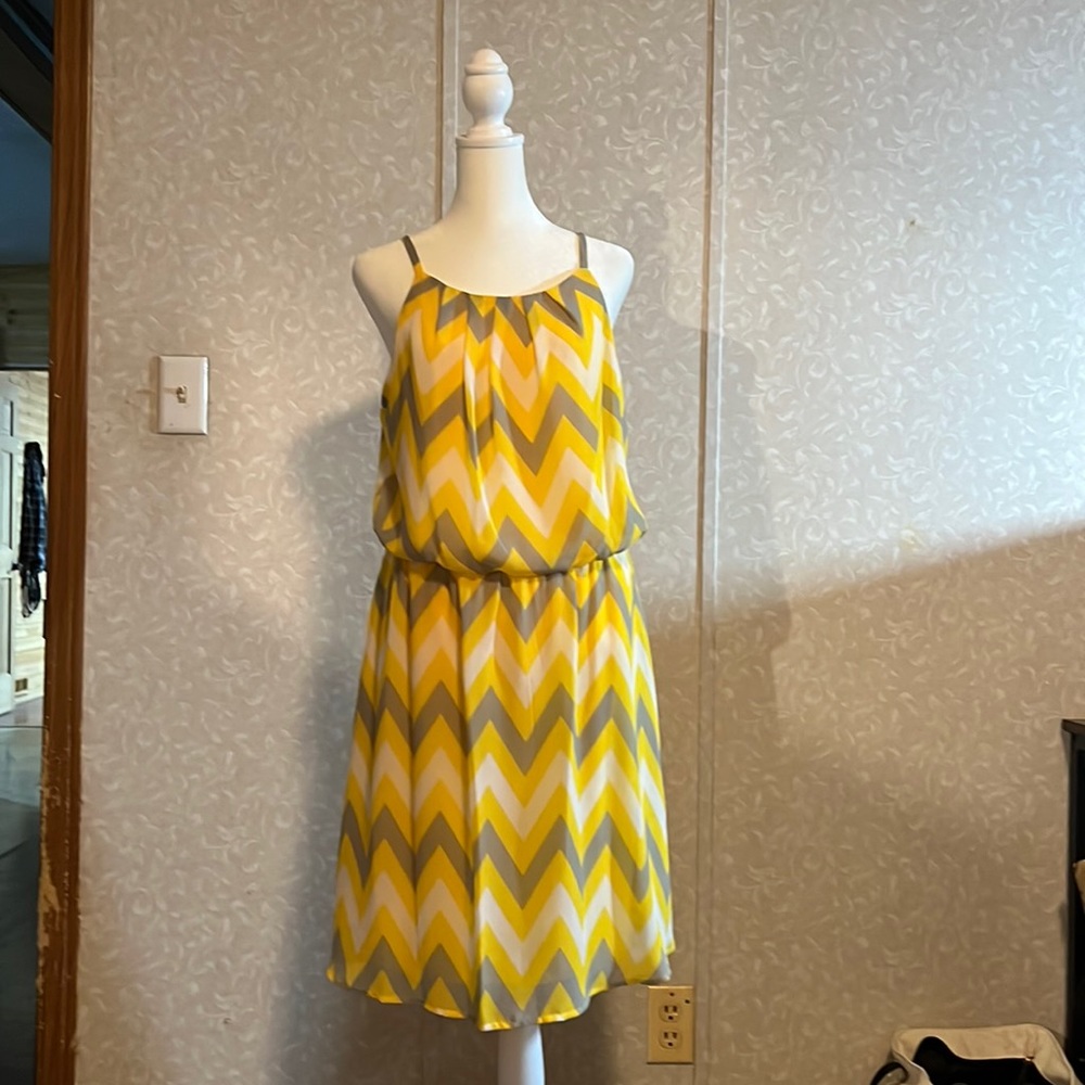 Tacera chiffon style dress